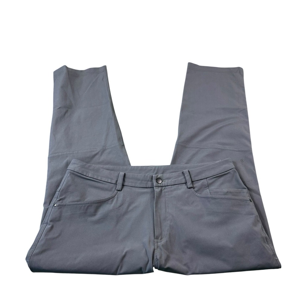 Lululemon Gray Performance 5 Pocket ABC Pant Size 36x30